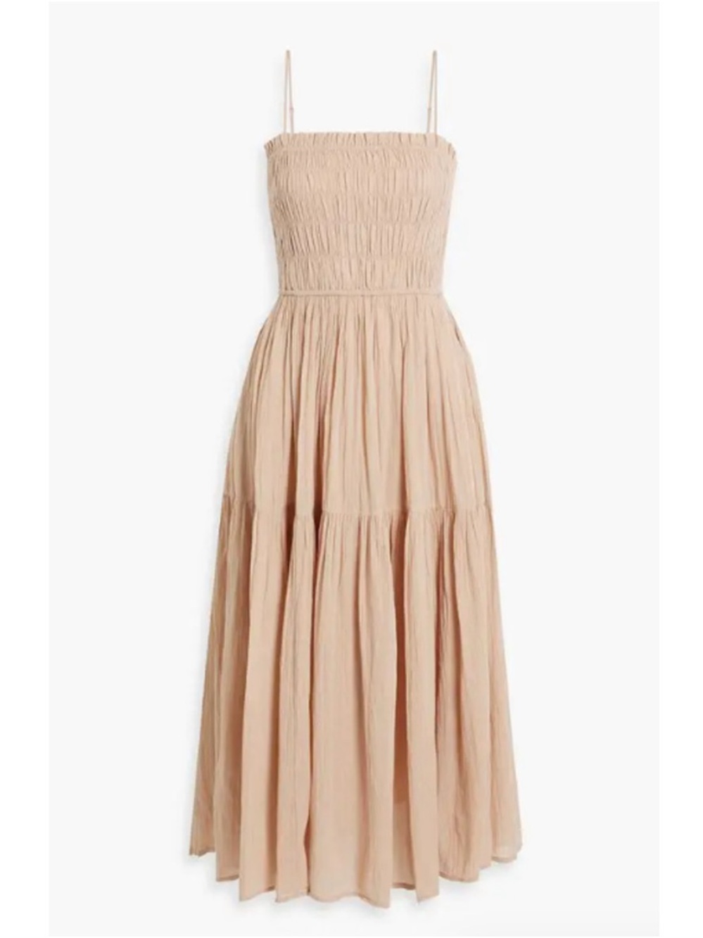 Joie Lesse Shirted Cotton Midi Dress